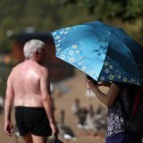 Le Royaume-Uni connait une vague de chaleur sans précédent pour un mois de septembre. En photo, Hyde Park à Londres.